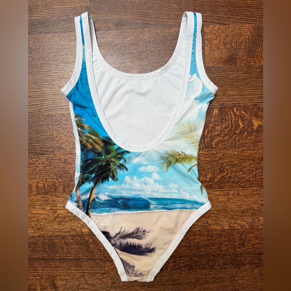 Balmain Tropical Print Swimsuit - Picture 5 of 5
